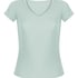 Ribbed Jersey Short-Sleeved Pyjama Top, Green
