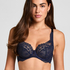 Daisy Non-Padded Underwired Bra, Blue