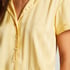 Satin Short-Sleeved Jacket, Yellow