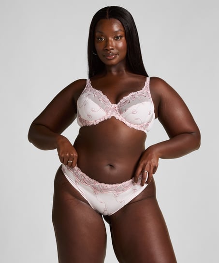 Diva Non-Padded Underwired Bra, Pink