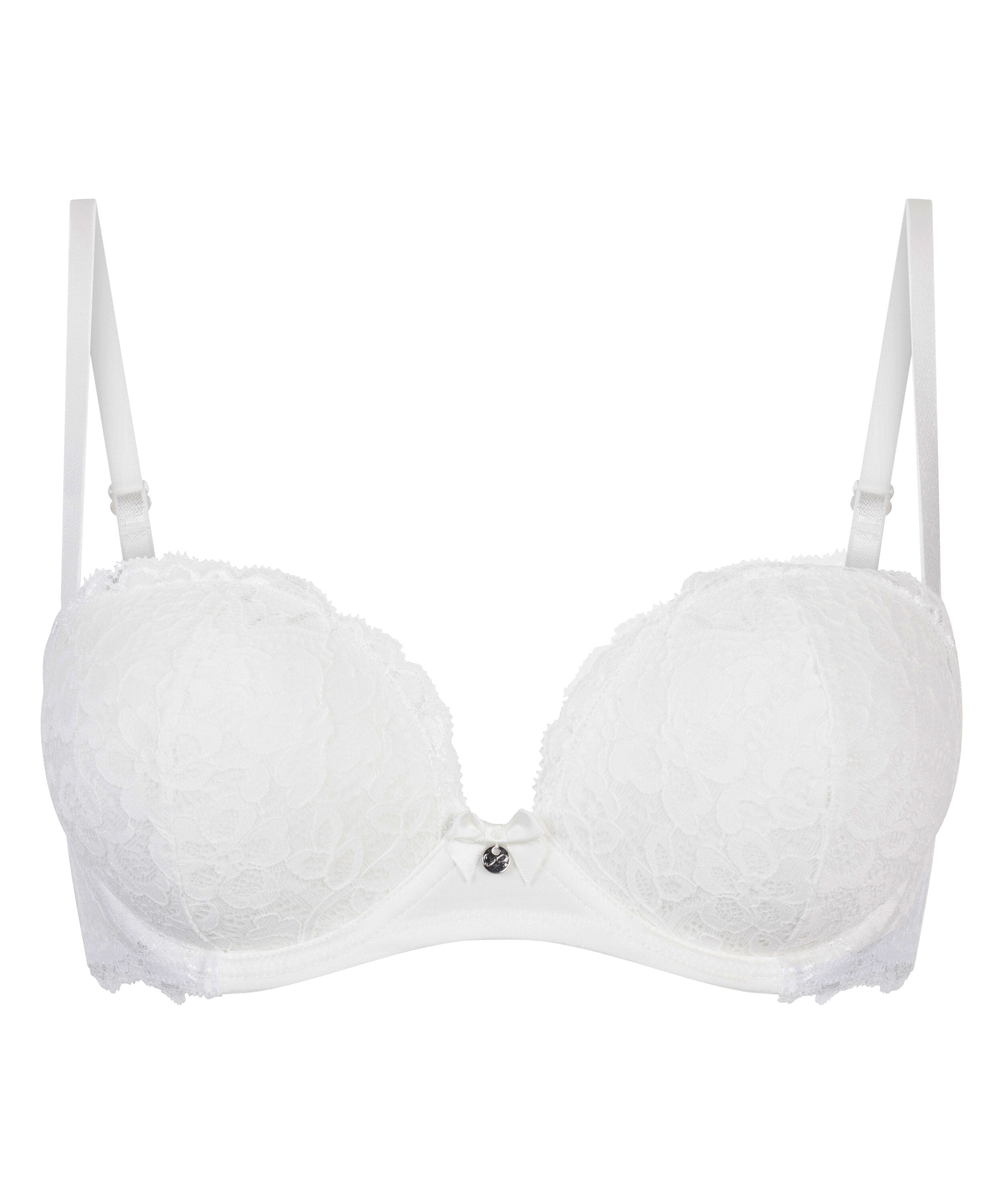 Marine Padded Underwired Strapless Maximizer Bra, White