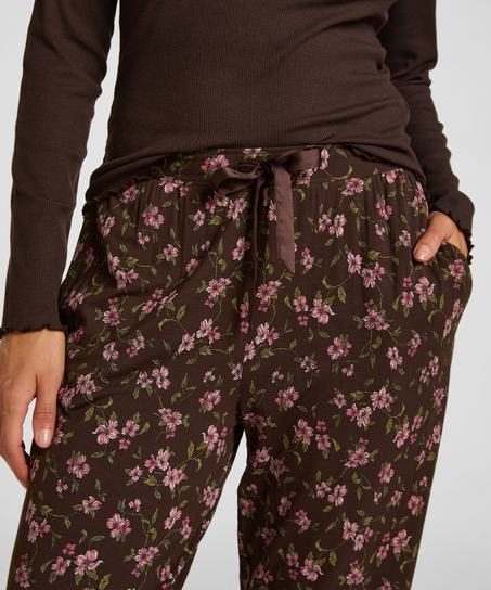 Jersey Pyjama Pants, Brown