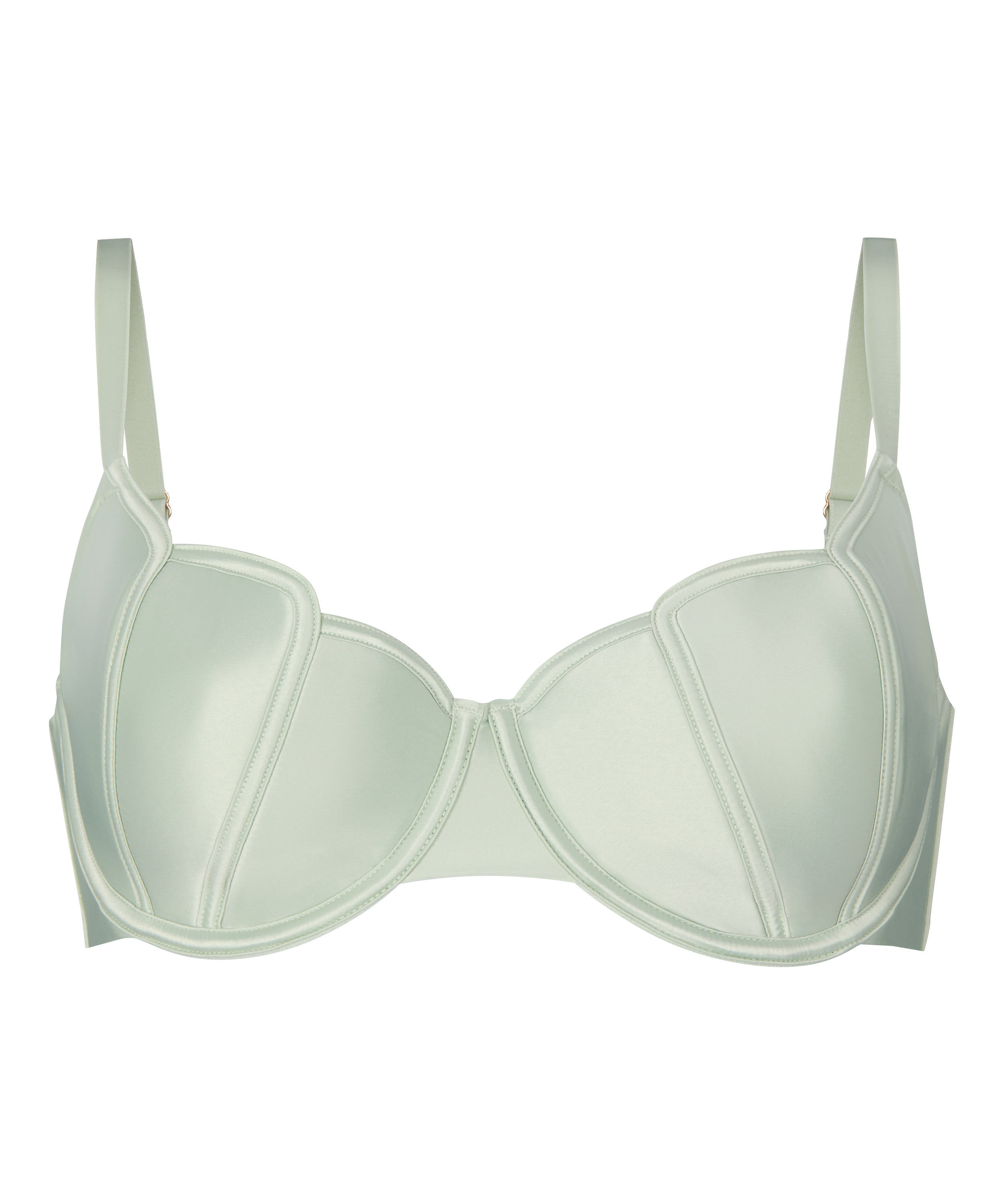 Padded Underwired Bra Britt, Green, main