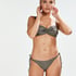 Tribe tanga bikini bottoms, Green