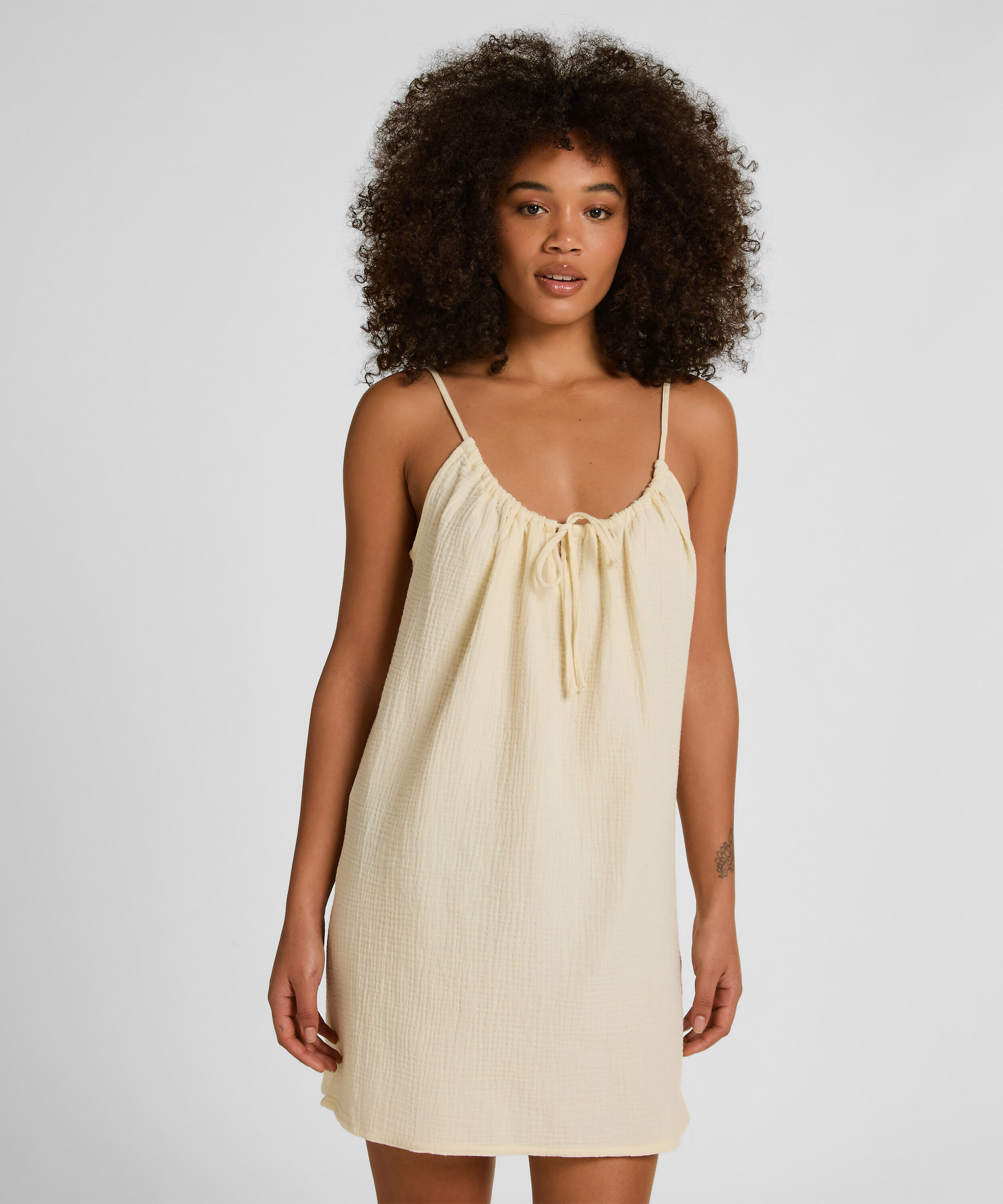 Muslin Slipdress, Yellow