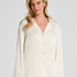 Satin Pinstripe Jacket, White