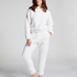 Snuggle Fleece Joggers, White