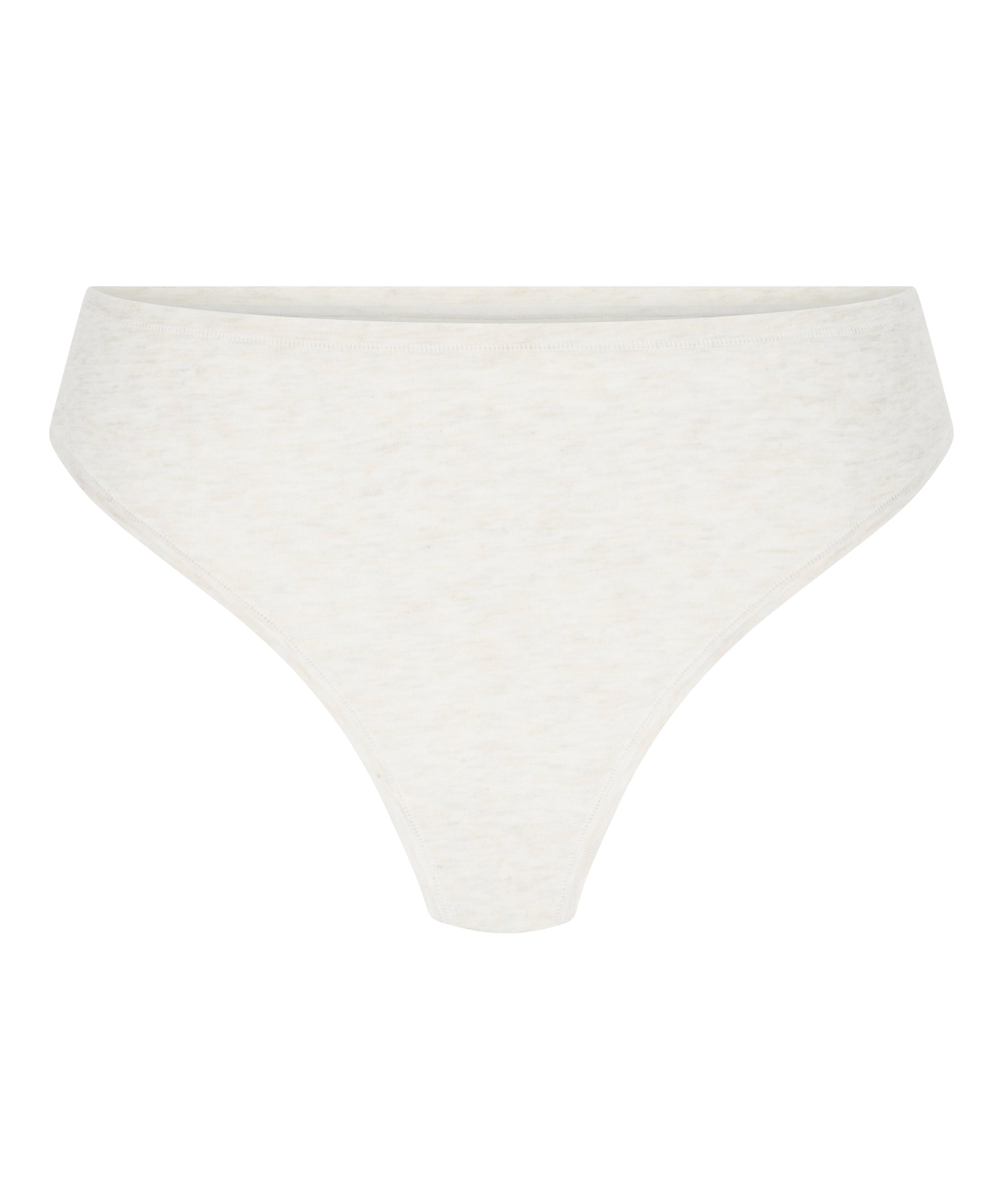 Thong Soft Cotton, Beige, main