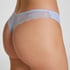 Lace Back Invisible Thong, Purple
