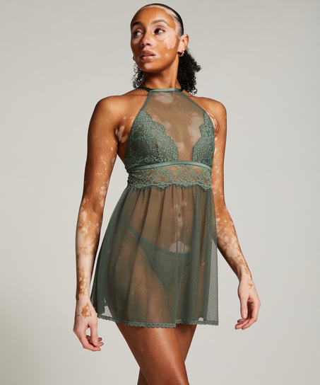Lace Babydoll, Green