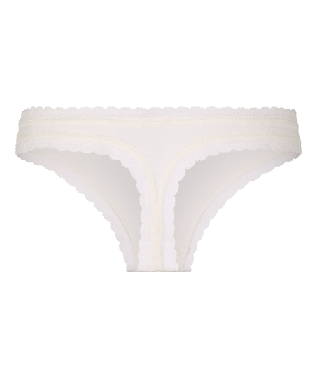 Georgia Thong, White