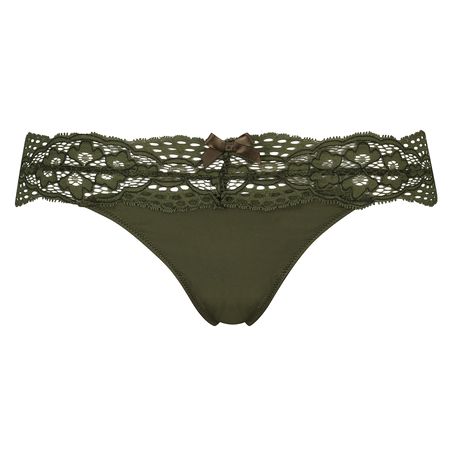 Mayra Extra Low V-Thong, Green