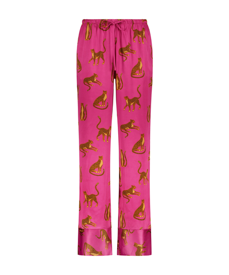 Satin Trousers, Pink