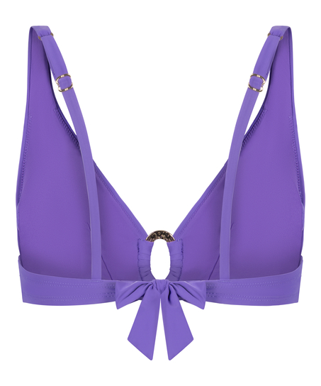 Triangle Bikini Top Luxe, Purple