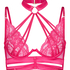 Emmeline Non-Padded Underwired Longline Bra, Pink