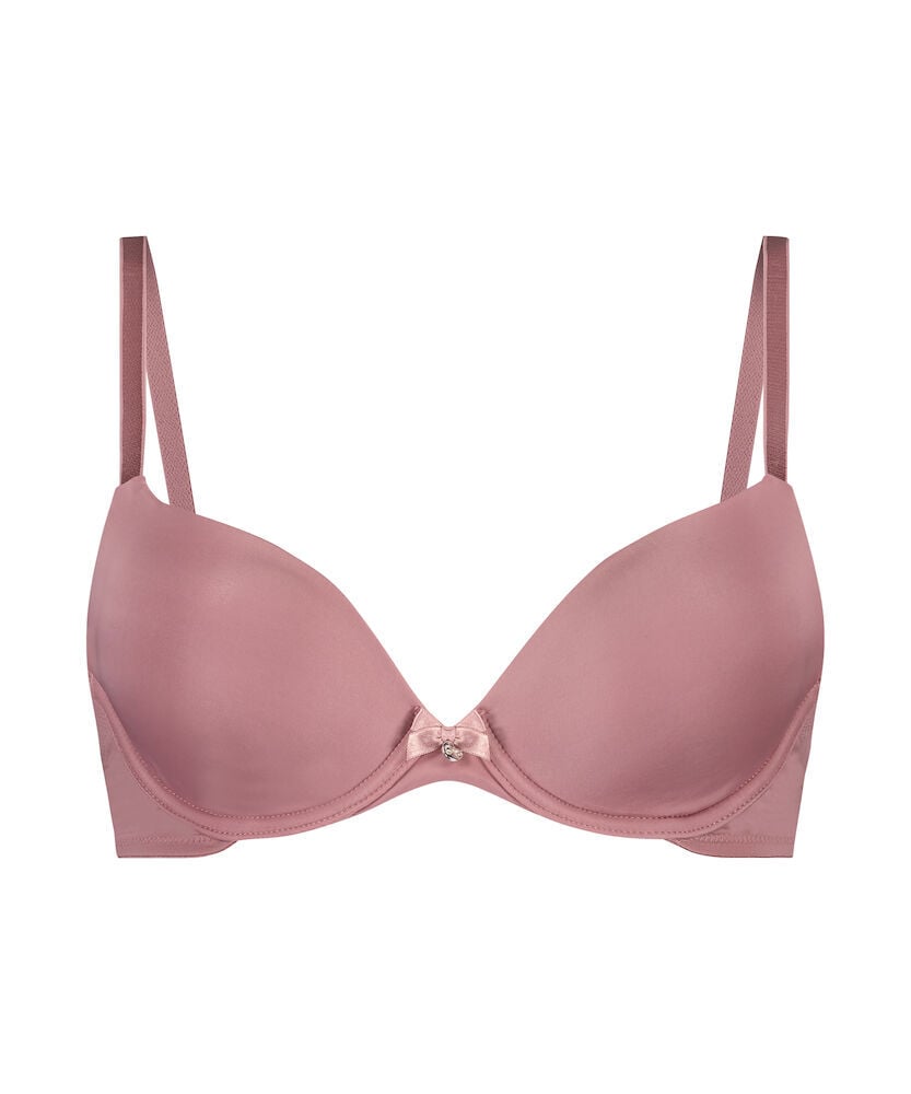 Plunge Padded Underwired Bra, Purple