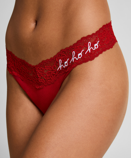 Christmas Thong, Red