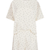 Pyjama Set Cotton Jersey Short, White