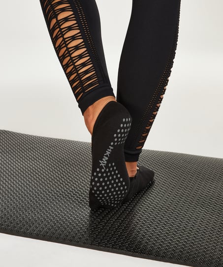 HKMX anti-slip yoga socks, Black