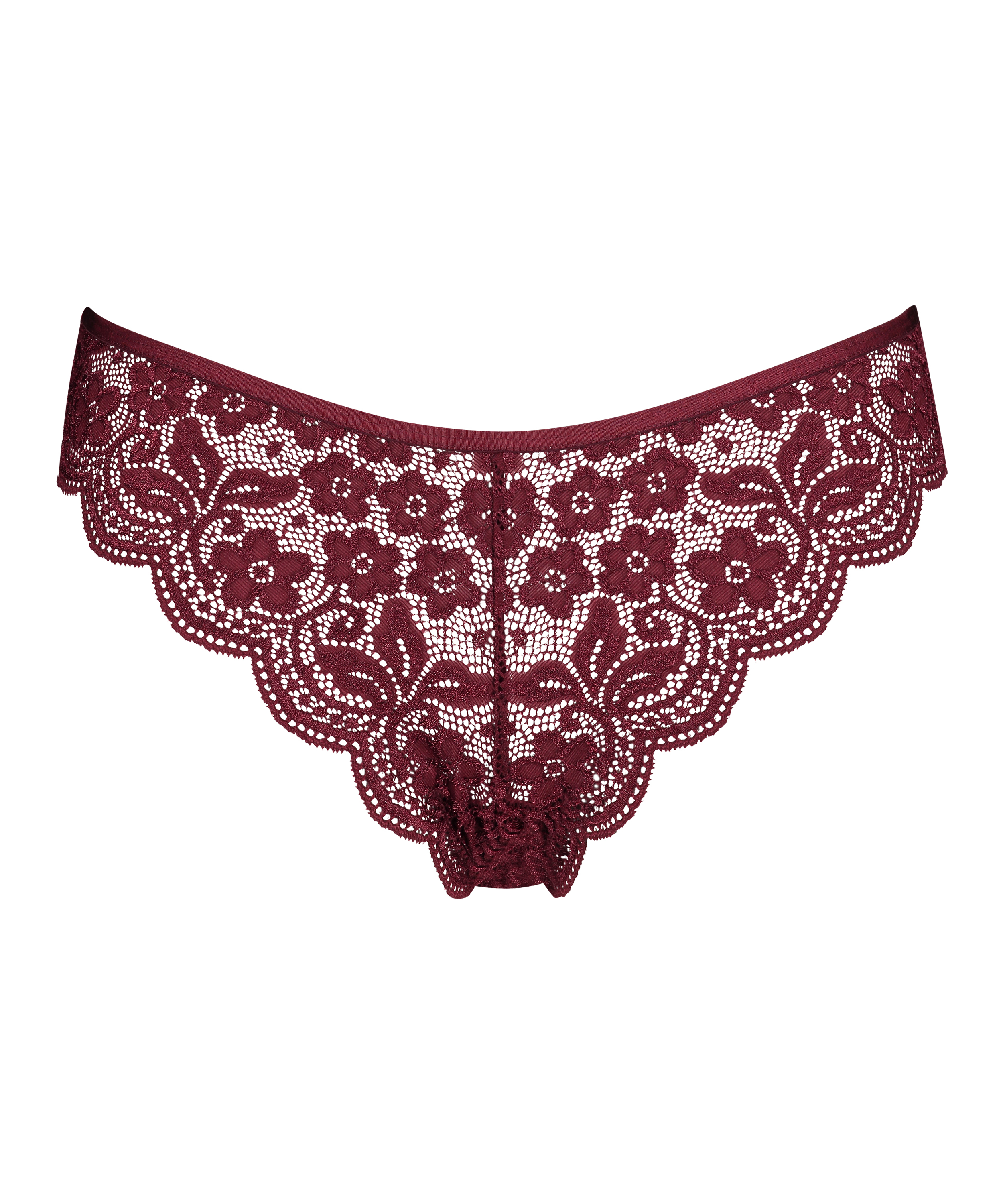 High leg Brazilian, Red, main