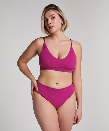 Dianne High Leg Thong, Pink