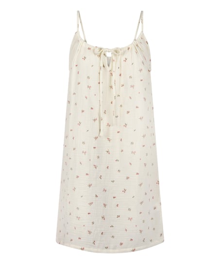 Muslin Slipdress, White