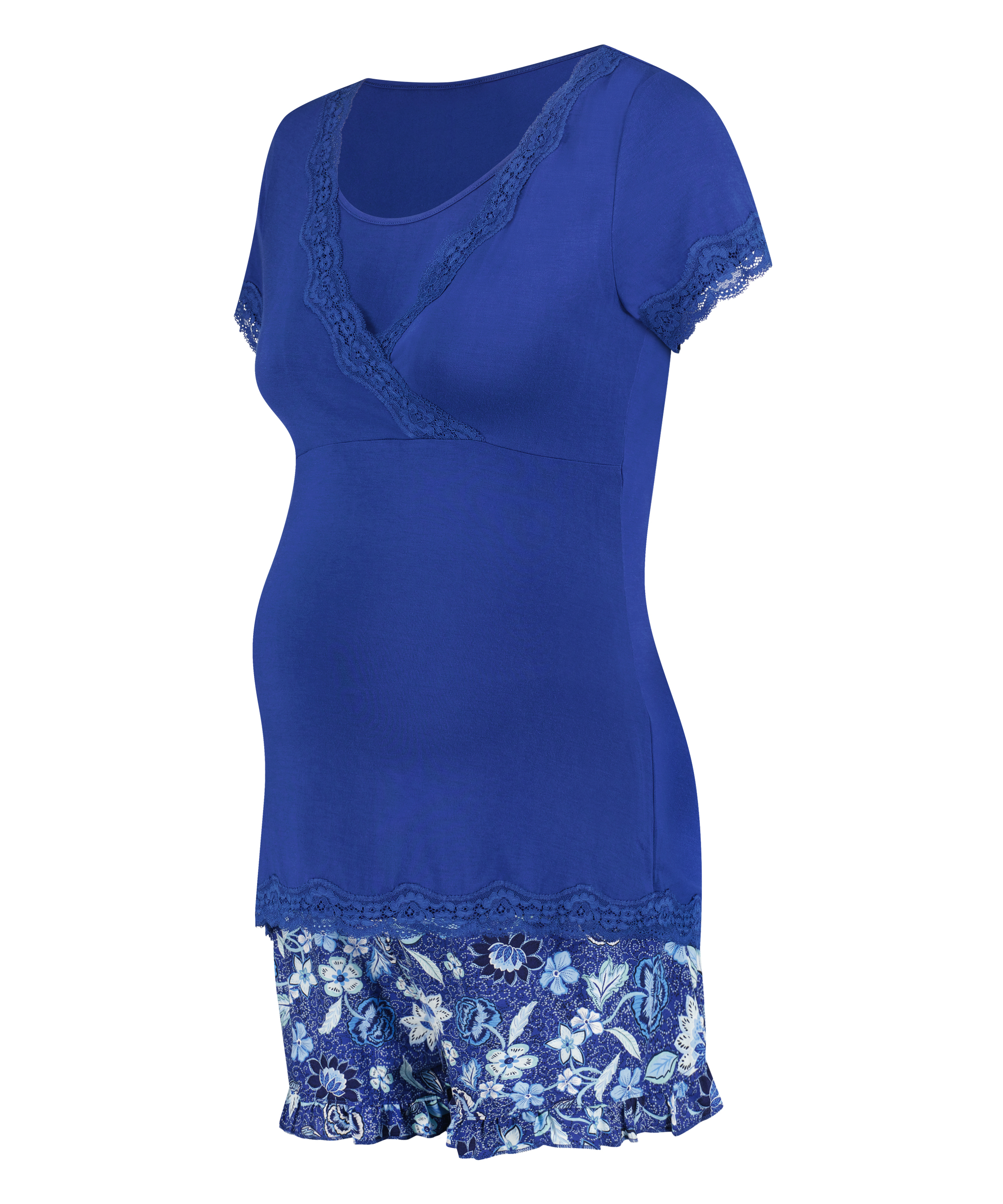 Nursing Pyjama Set, Blue, main
