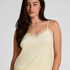 Velours Lace Cami Top, Yellow