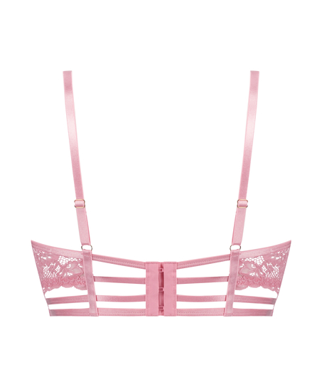Roxanne Non-Padded Longline Underwired Bra, Pink