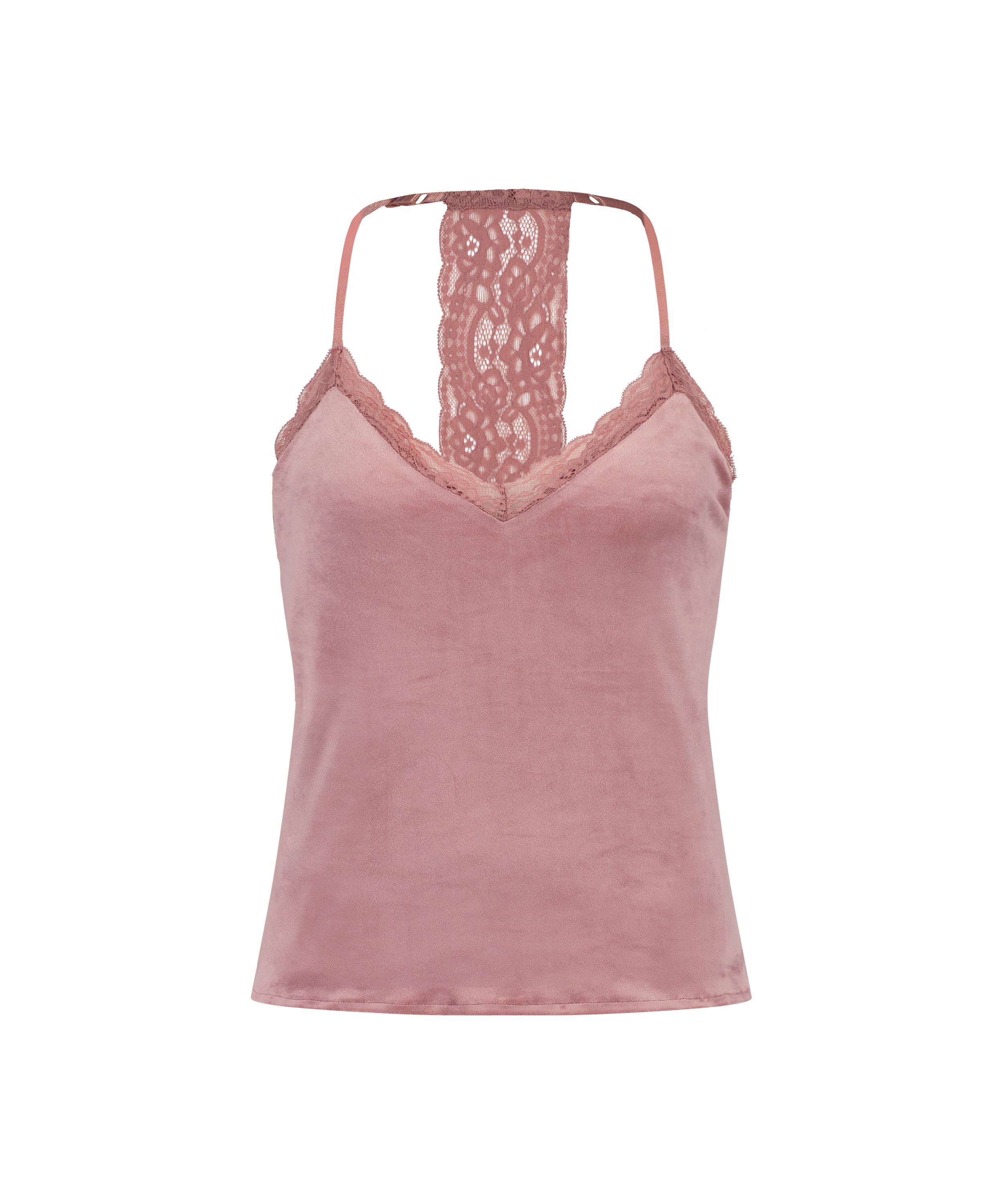 Velvet Lace Cami, Pink, main