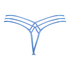 Extrovert Thong, Blue