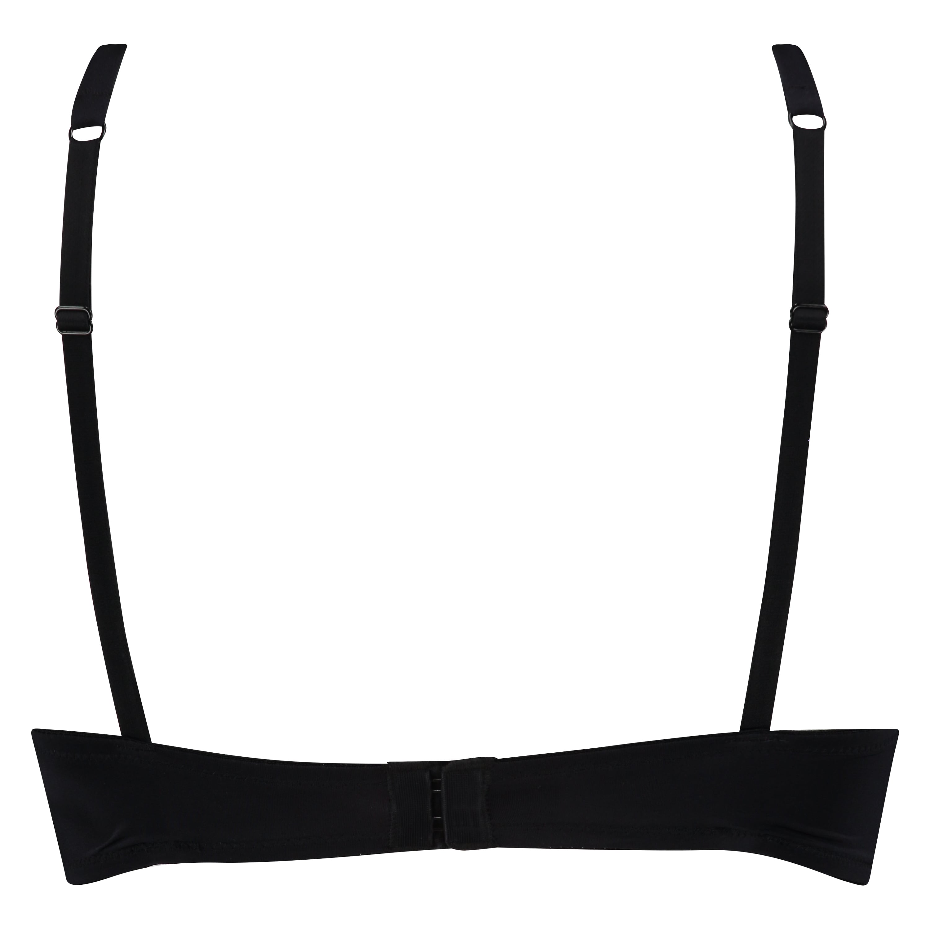 Pia Padded Underwired Push-Up Bra, Black, main