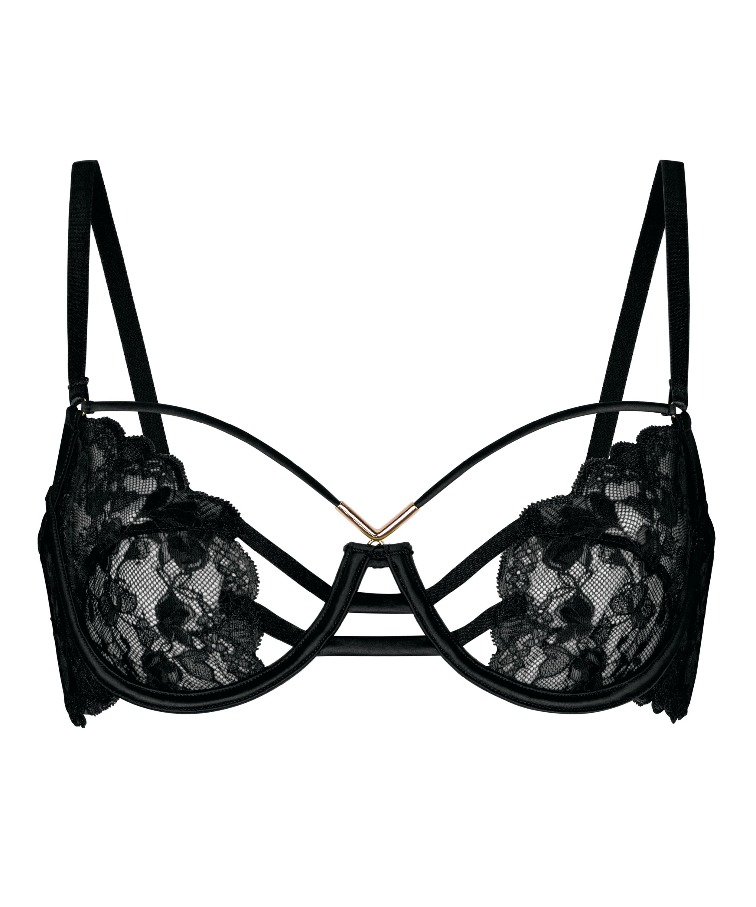 Non-Padded Underwired Bra Zara, Black