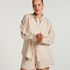 Linen Pyjama Top, Beige