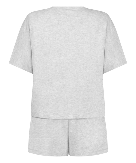 Pyjama Set Jersey Heart, Gray