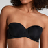 Jane Padded Strapless Underwired Bra, Black