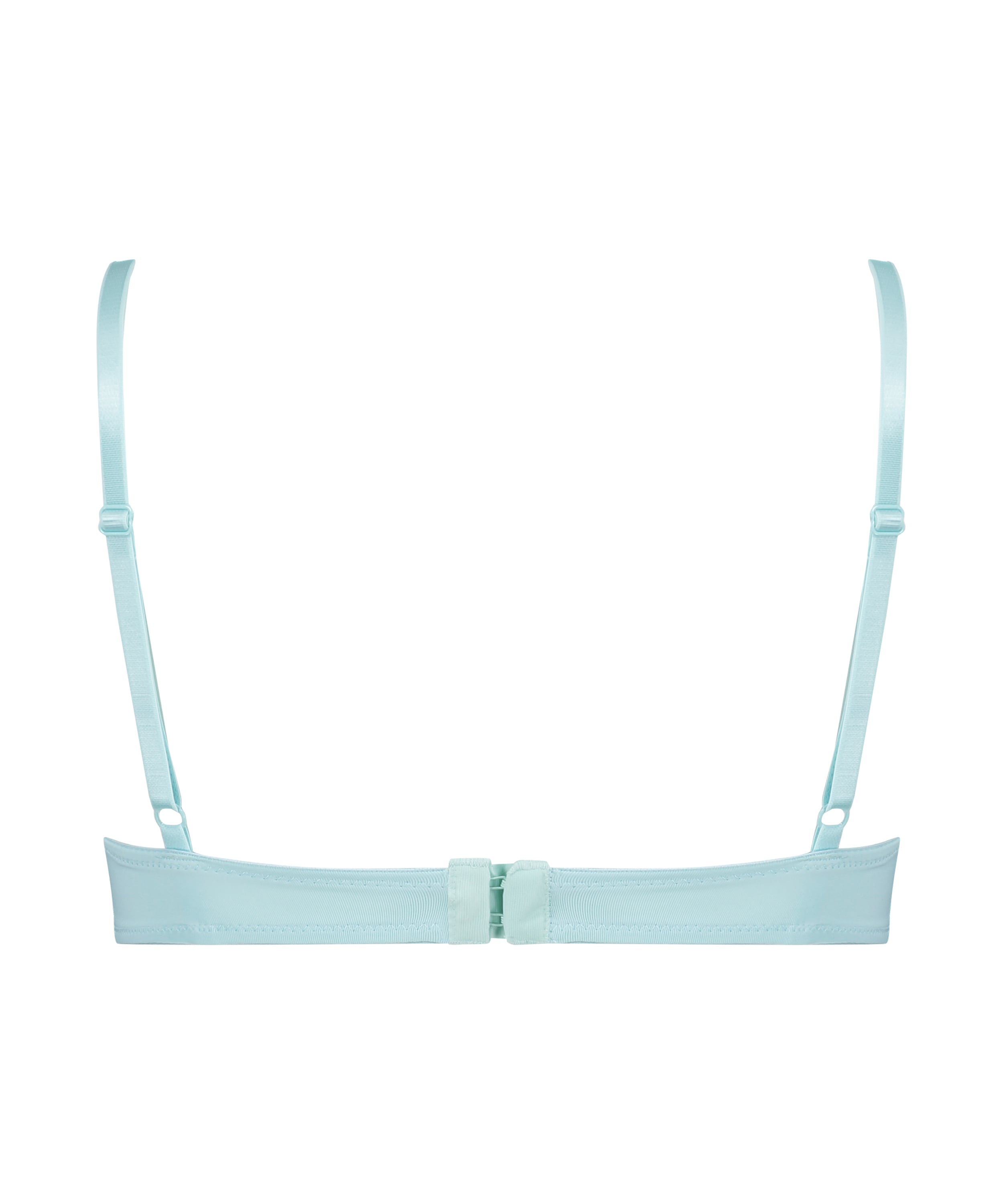 Plunge Padded Underwired Bra, Blue, main
