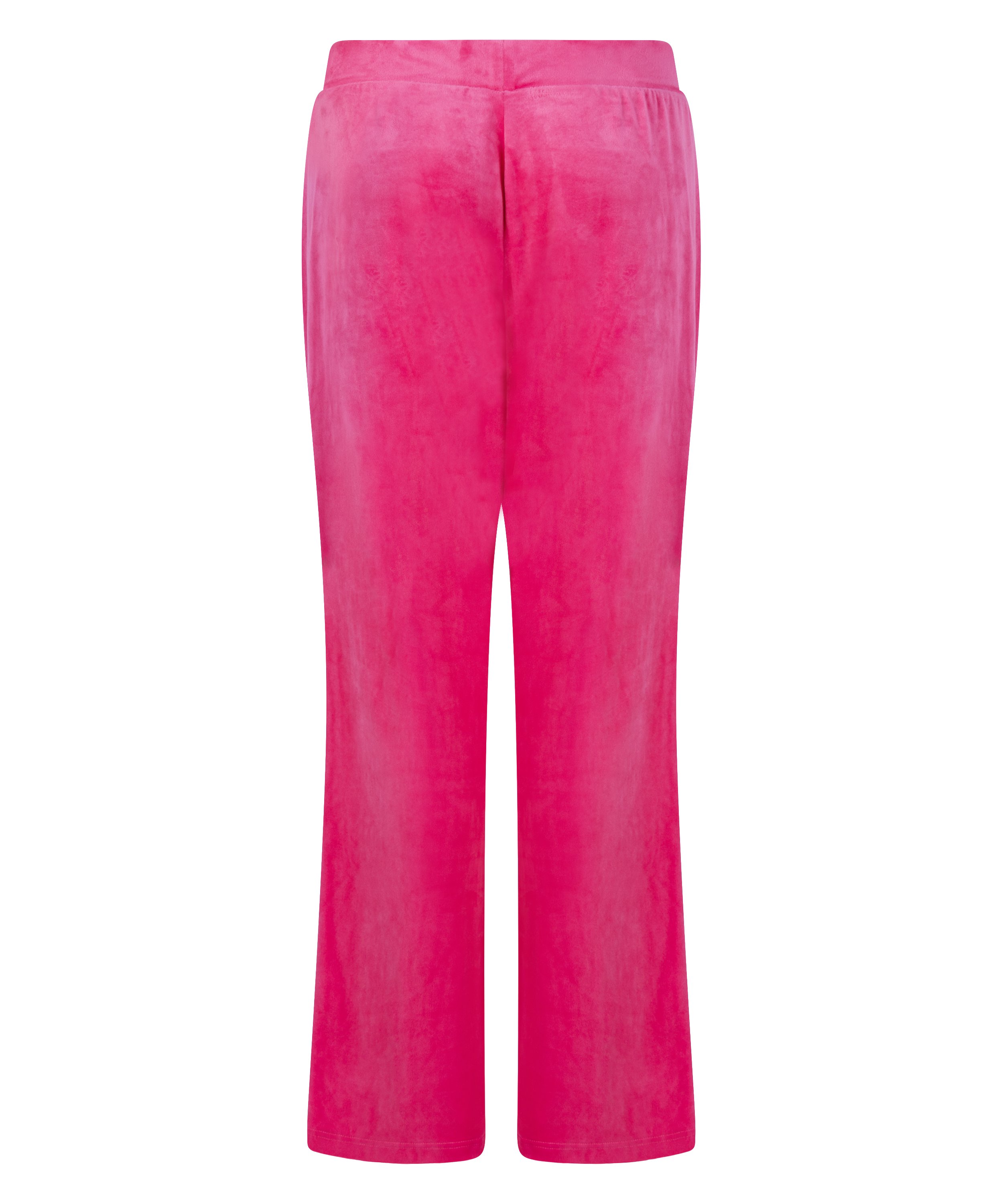 Velours Pyjama Pants, Pink, main