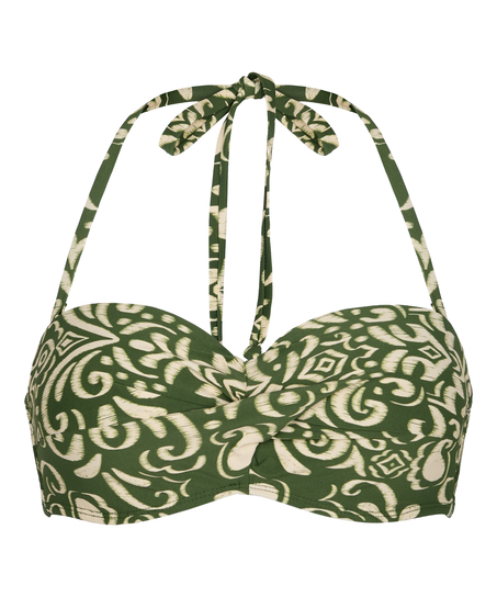 Padded Underwired Bikini Top Cancun, Green