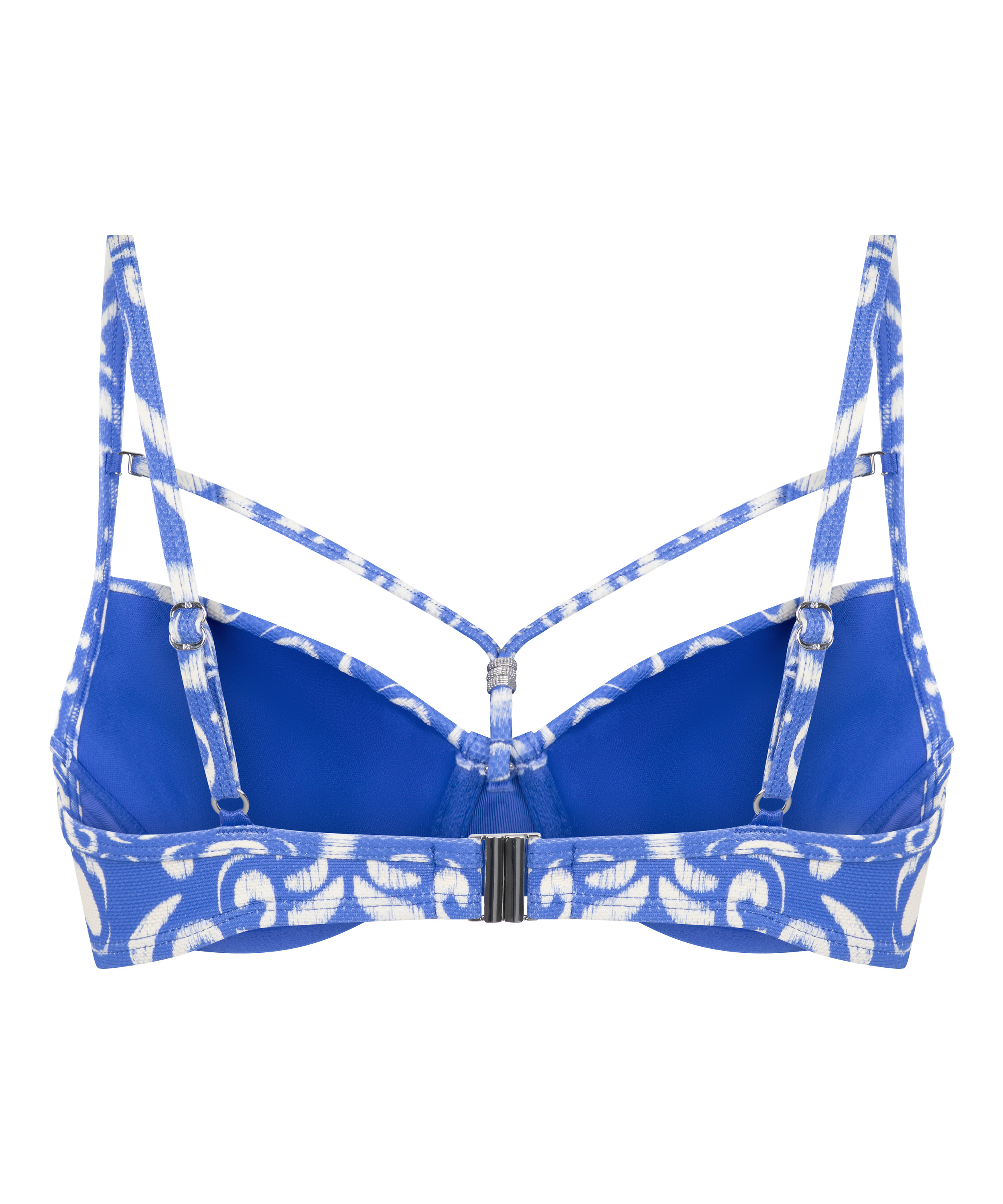 Cancun Padded Bikinitop, Blue, main