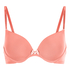 Plunge Padded Underwired Bra, Pink