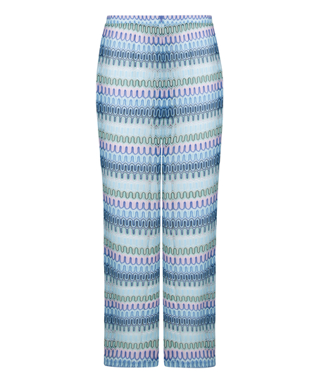 Cali Crochet Pants, Blue