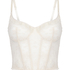 Darcy Non-Padded Underwired Longline Bra, White