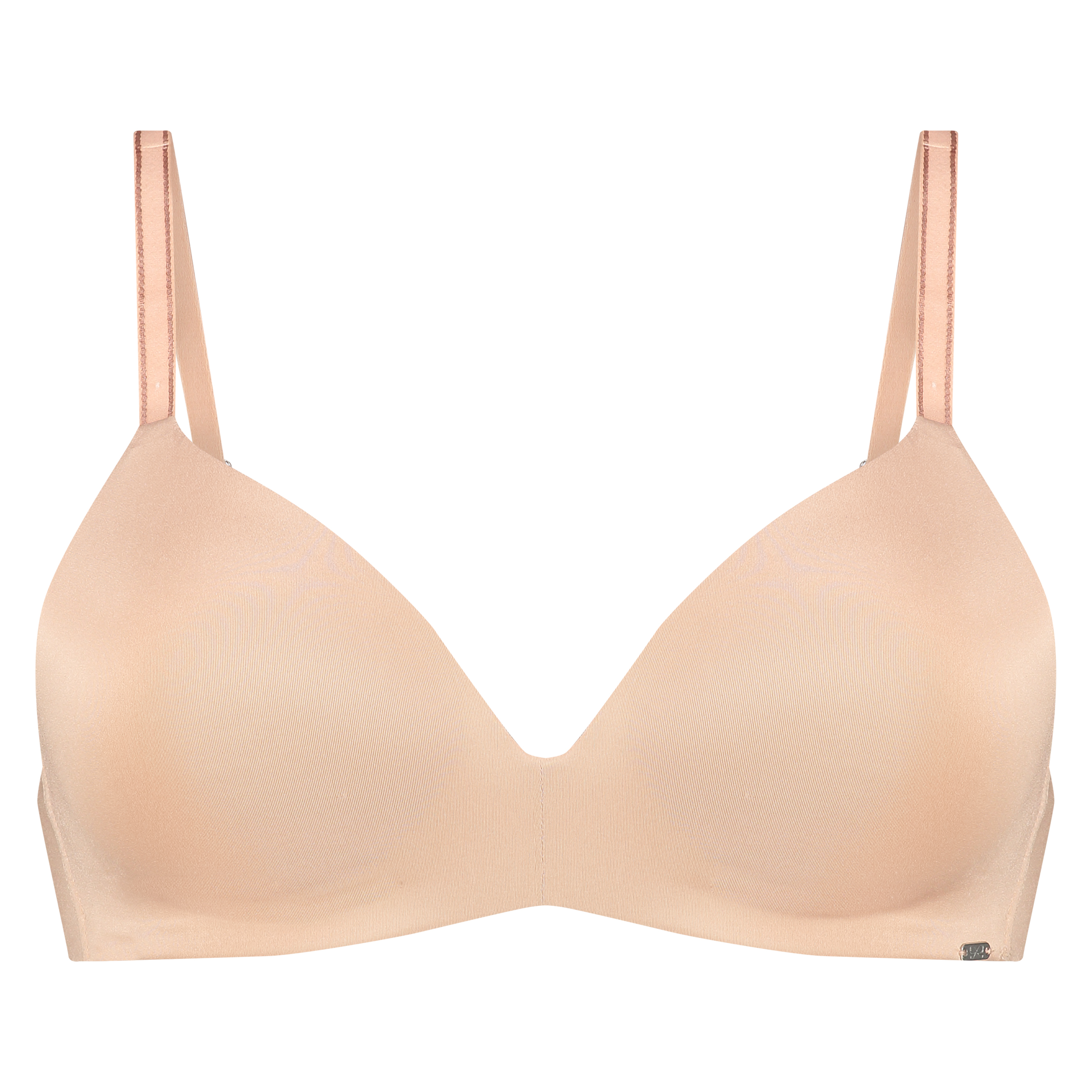 Mona Padded Non-Wired Push-Up Bra, Beige, main