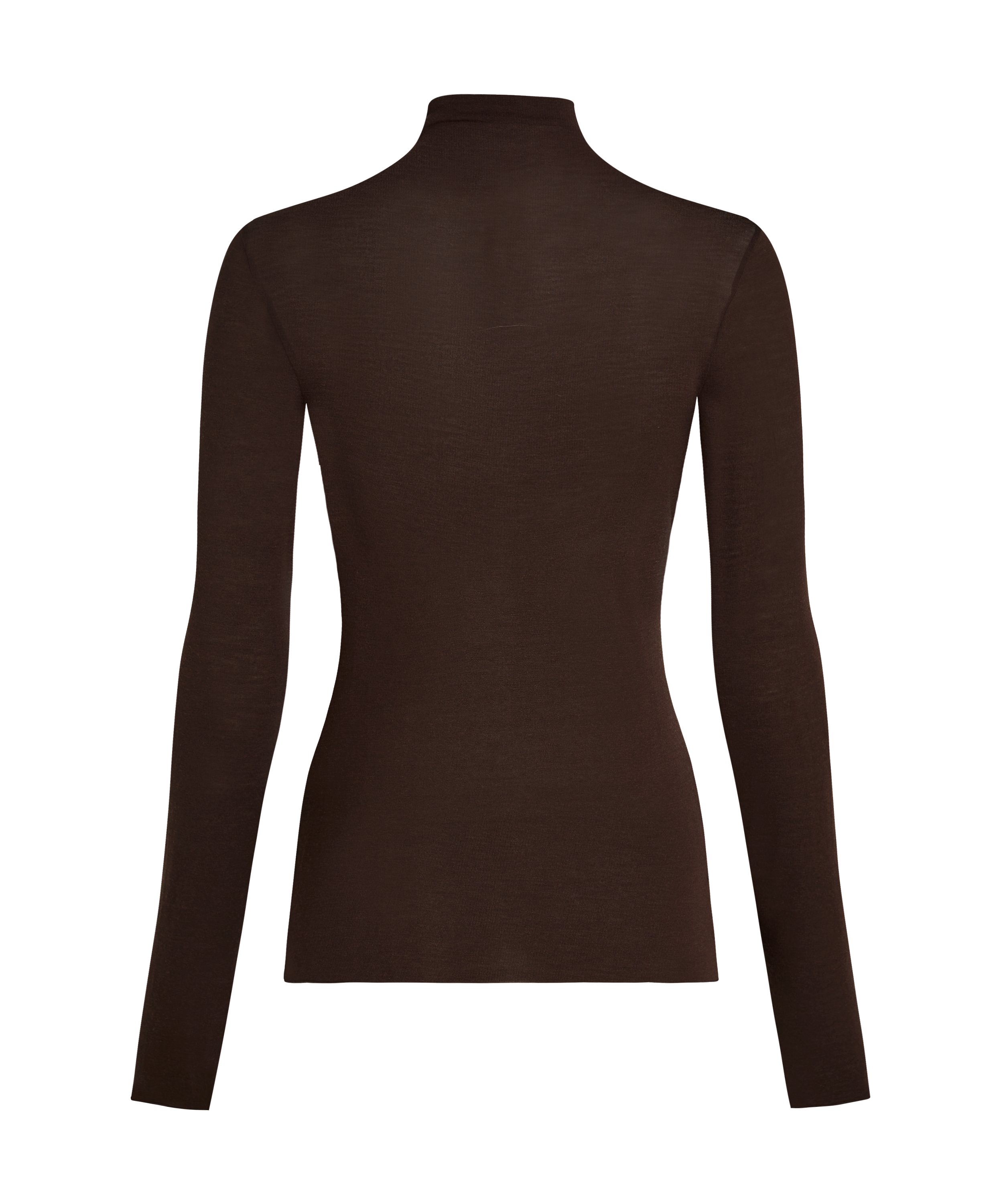 super soft Turtleneck shirt with Cashmere, Brown, main