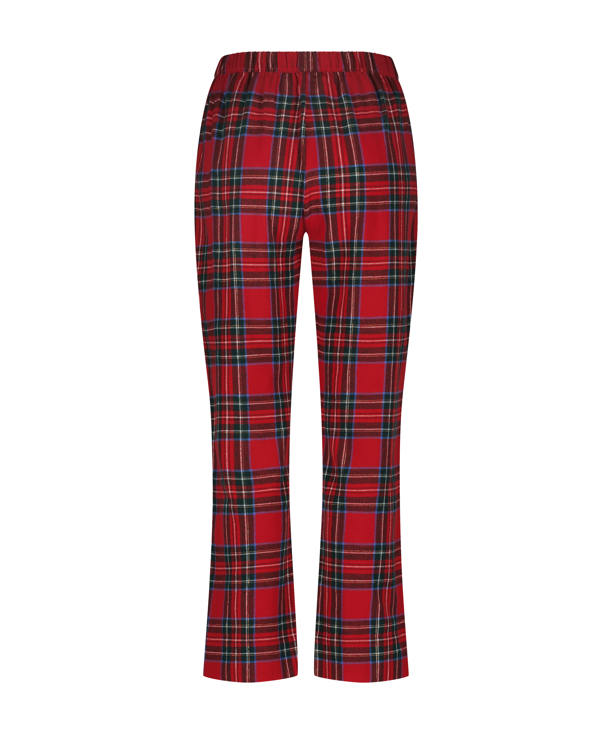 Flannel Pyjama Pants, Red, main