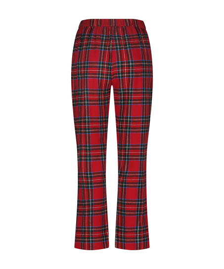 Flannel Pyjama Pants, Red