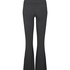 Flared Lounge Pants, Gray