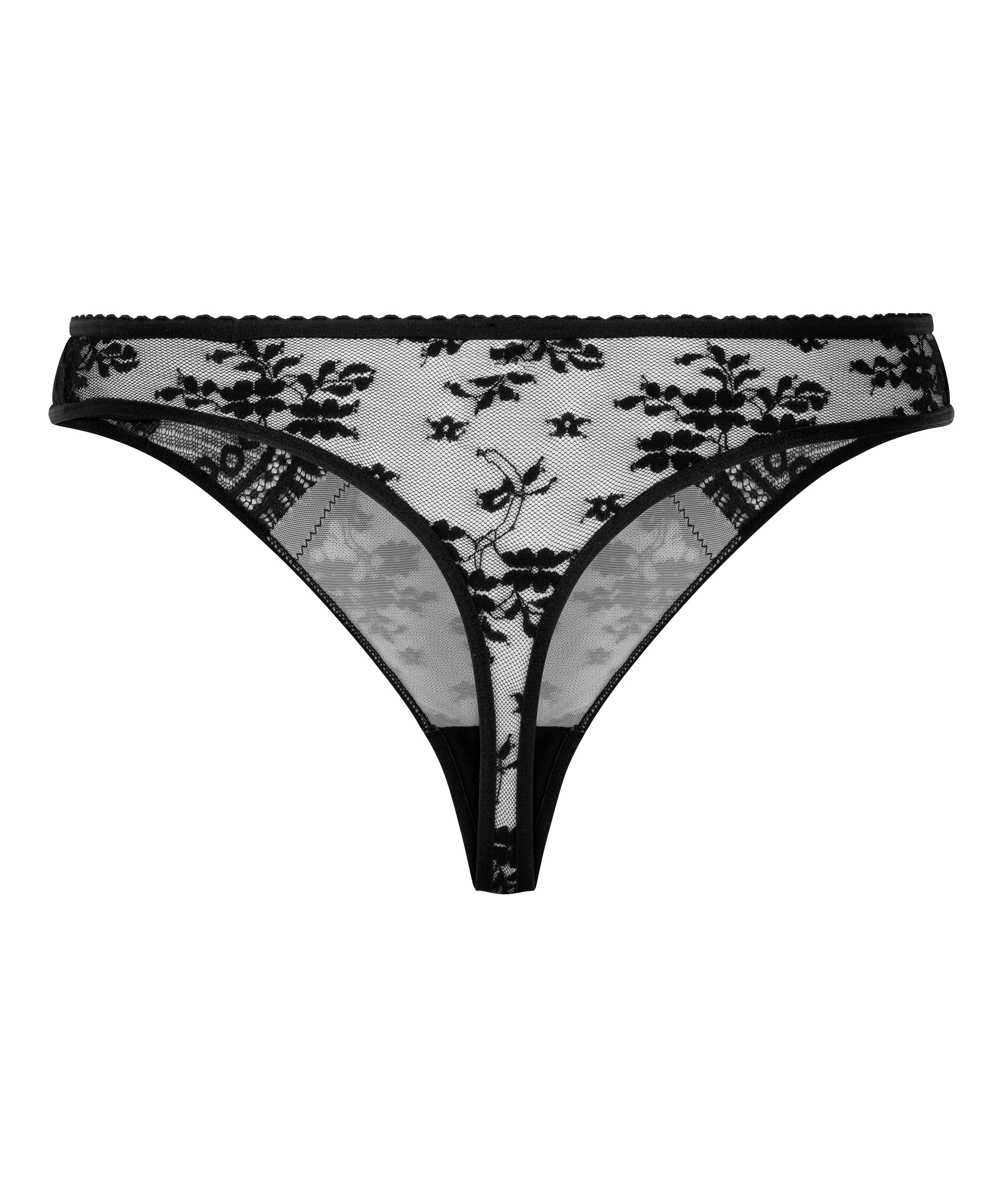 Lou Highleg thong, Black, main