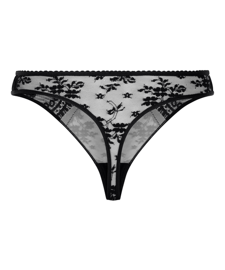 Lou Highleg thong, Black